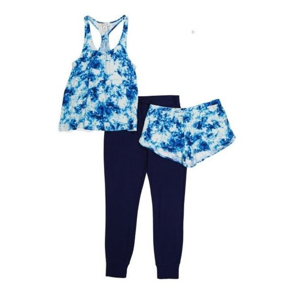 RACHEL ZOE 3pc Tie Dye Short Pant And Tank Set Size  M - Picture 2 of 5
